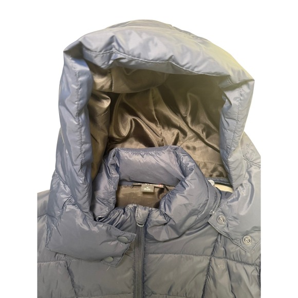 SWISS+TECH Women's Blue Quilted Hooded Puffer Jacket Size M 8-10 - Picture 5 of 7